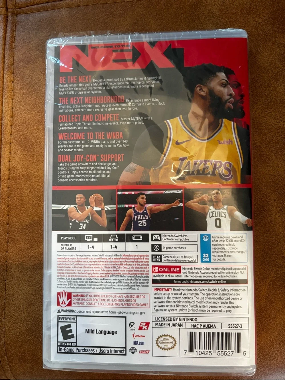 Nintendo Switch NBA 2K20 - Anthony Davis new